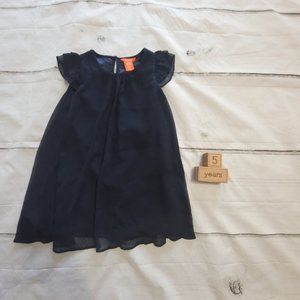 Girls Size 5 Navy Dress
